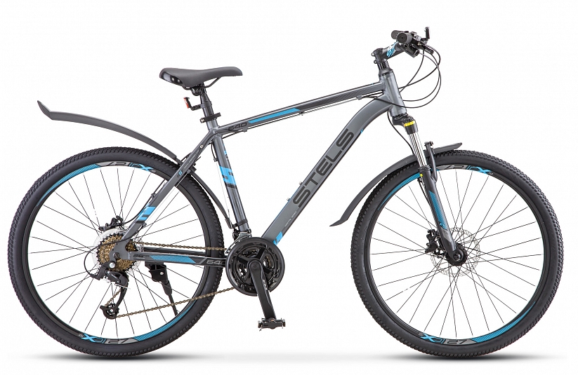 

Велосипед STELS Navigator-640 D 26" 17" Серый/синий 2019 V010
