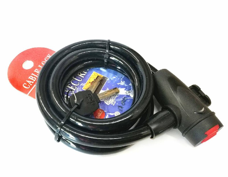 

Замок противоугонный в пластик 12 х 1200 мм мат.черный