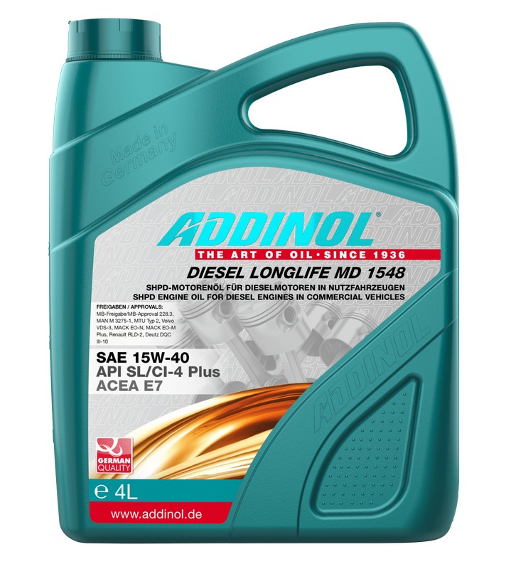 

Моторное масло Addinol Diesel Longlife MD 1548 минеральное 4л