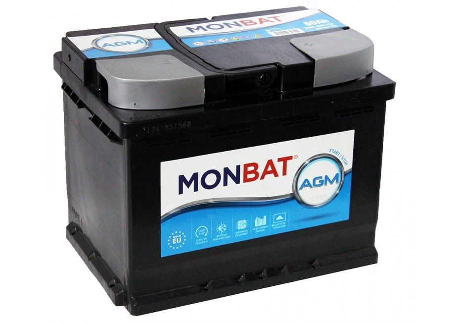 

Аккумулятор MonBat AGM 95Ah/860 прав+/обратная 353*175*190