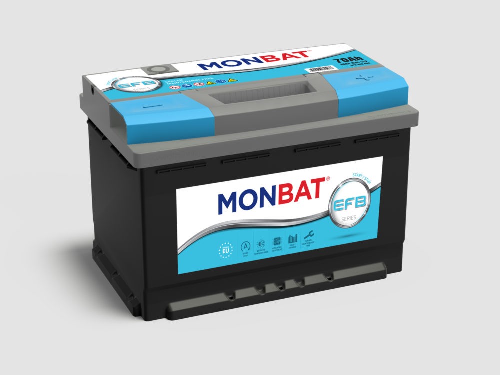

Аккумулятор MonBat EFB 60Ah/560 прав+/обратная 242*175*190