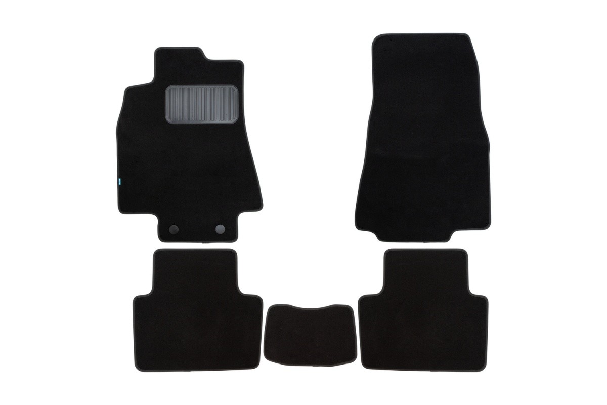 

Коврики салона MITSUBISHI Pajero Sport I 1998-2008 внедорожник текстильные черные 5шт