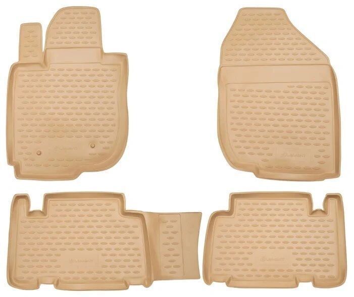 

Коврики салона TOYOTA RAV4 01/2006-2010 полиуретановые бежевые 4шт