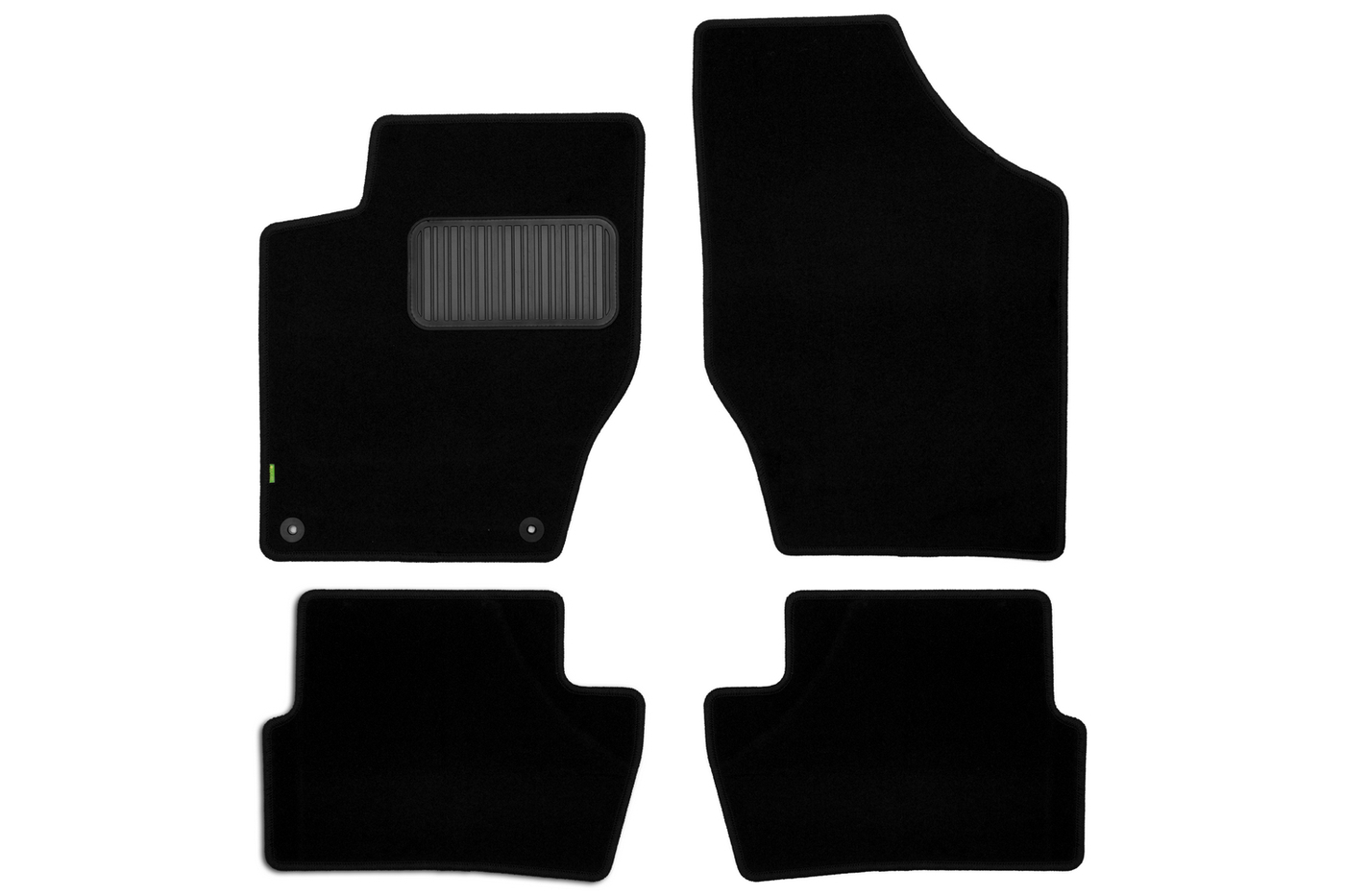 

Коврики салона Klever Standard PEUGEOT 408 2012 седан текстильные черные 4шт