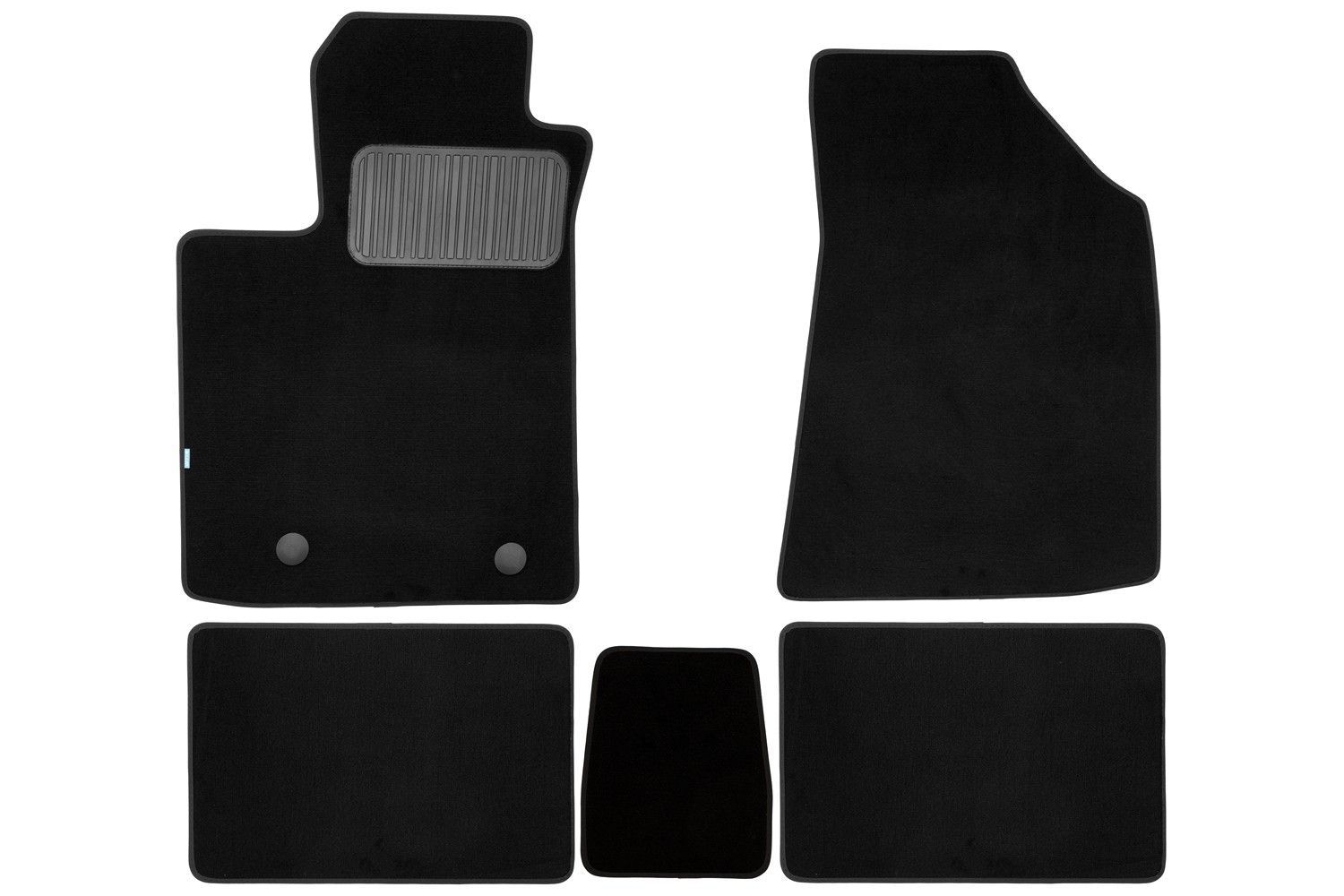 

Коврики салона Klever Premium SSANGYONG Actyon Sports 2006-2012 пикап текстильные черные 5шт