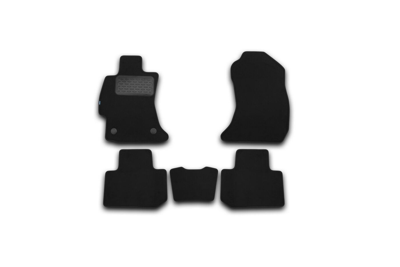 

Коврики салона Klever Premium SUBARU Forester 2013-2018 кроссовер текстильные черные 5шт