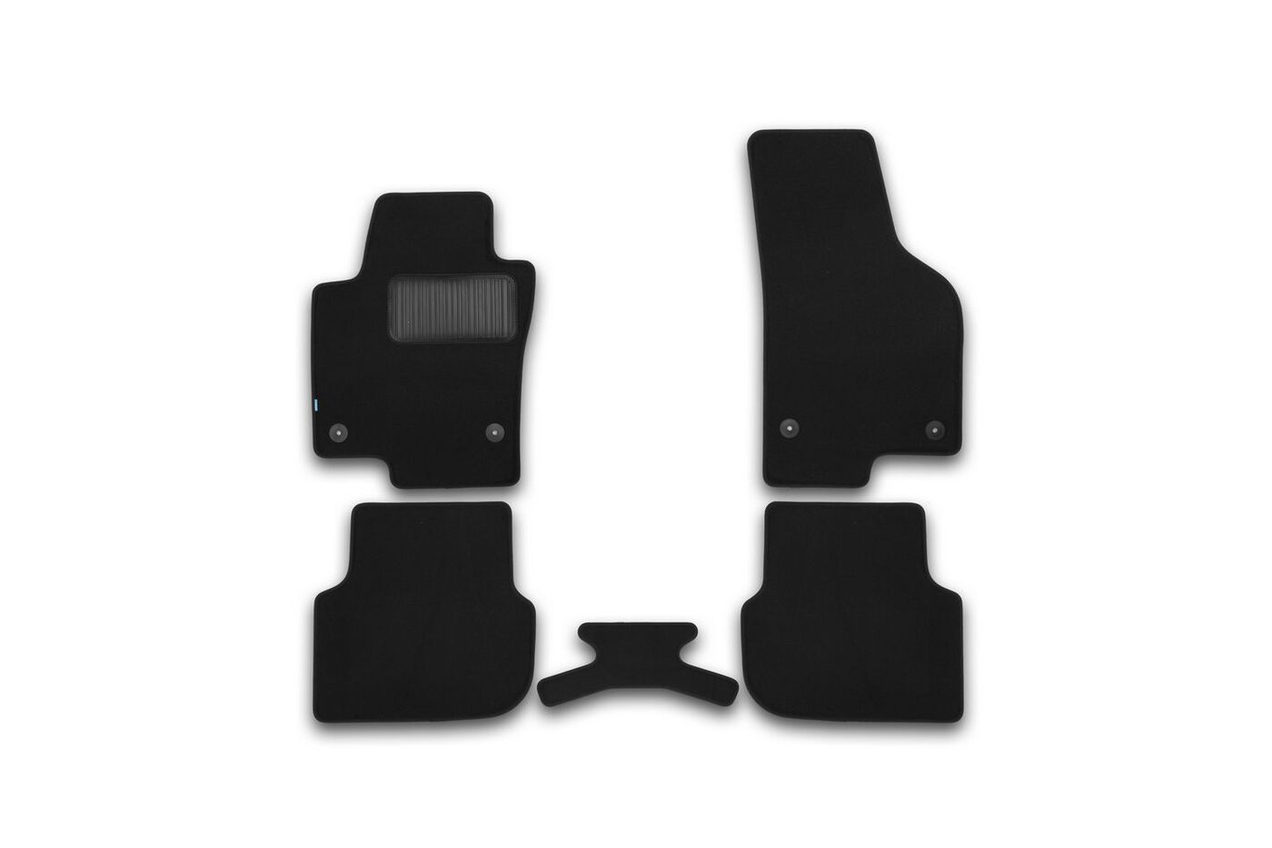 

Коврики салона Klever Premium VOLKSWAGEN Jetta 2011 седан текстильные черные 5шт