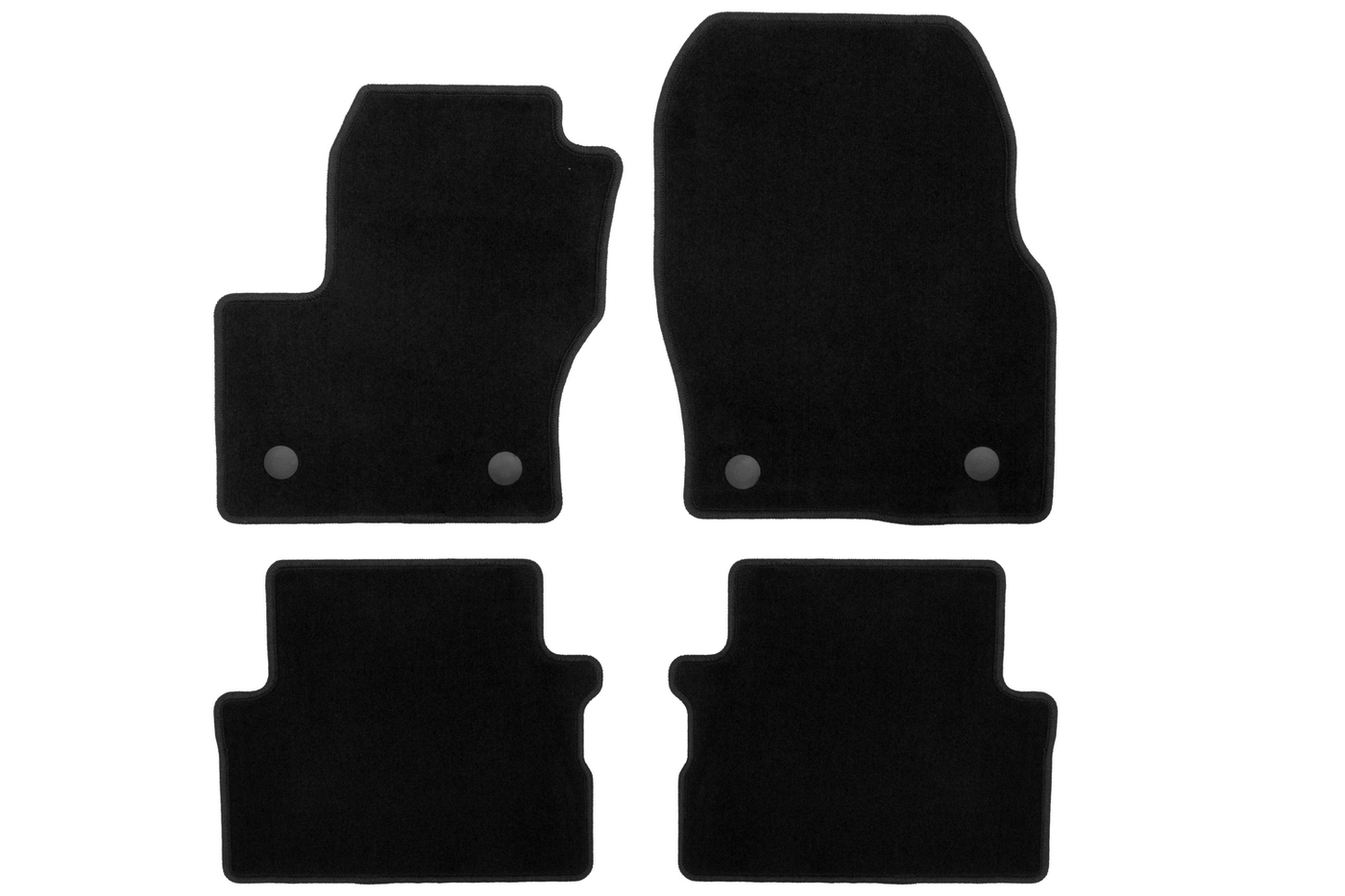 

Коврики салона Klever Econom FORD Kuga 2017 кроссовер текстильные черные 4шт