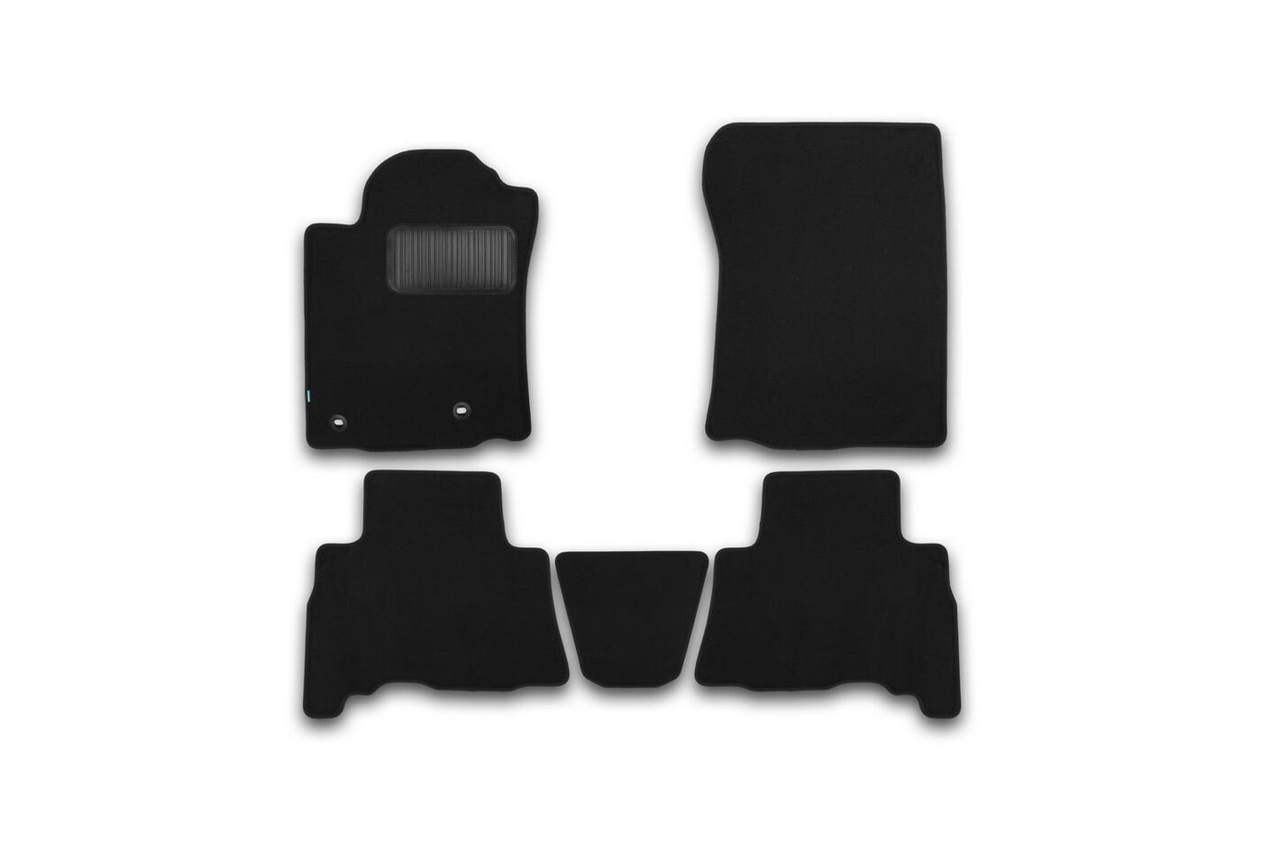 

Коврики салона Klever Premium TOYOTA Land Cruiser 150 5 мест 2013-2015 2015 внедорожник текстильные черные 5шт