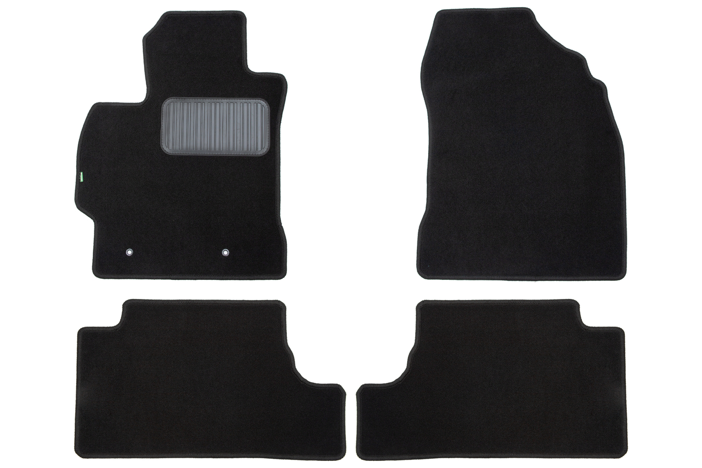

Коврики салона Klever Standard TOYOTA Land Cruiser 120 Prado АКПП 2002-2009 внедорожник текстильные черные 4шт