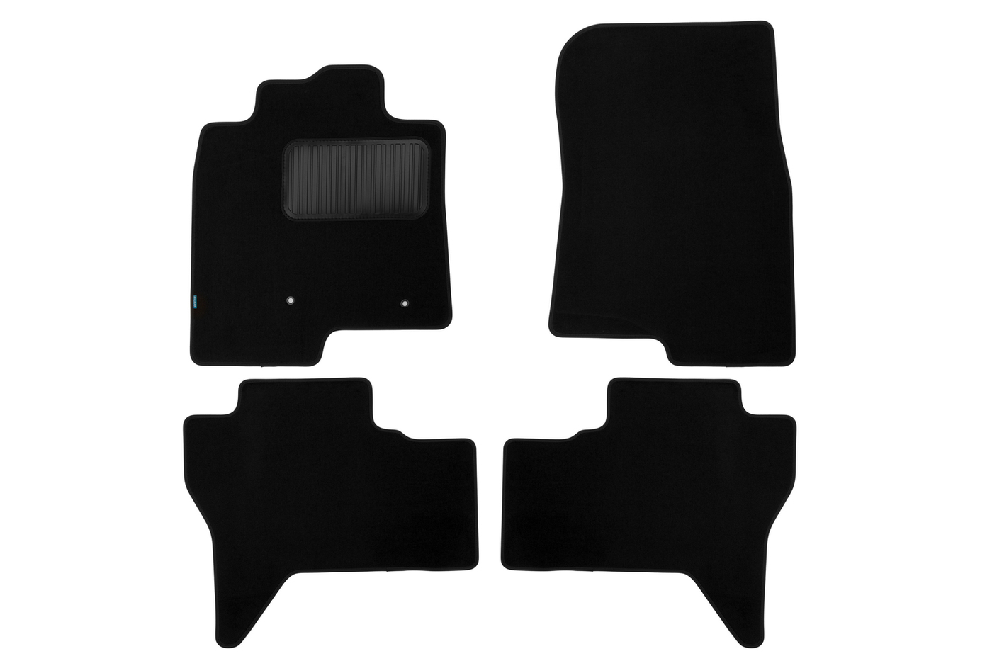

Коврики салона Klever Premium MITSUBISHI Pajero IV 2006 внедорожник текстильные черные 4шт