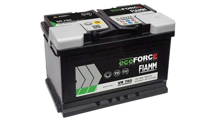 

Аккумулятор Fiamm ECOFORCE AGM 90Ah/900 прав+/обратная 353х175х190