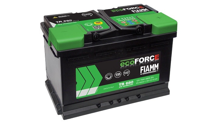 

Аккумулятор Fiamm ECOFORCE AFB 70Ah/680 прав+/обратная 278х175х190