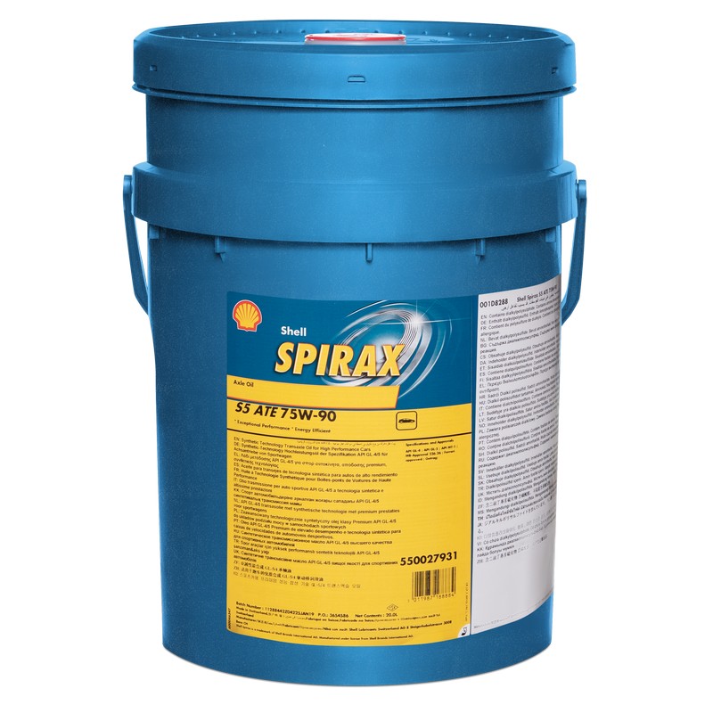 

Трансмиссионное масло Shell Spirax S5 ATE 75W-90 синтетическое 20 л