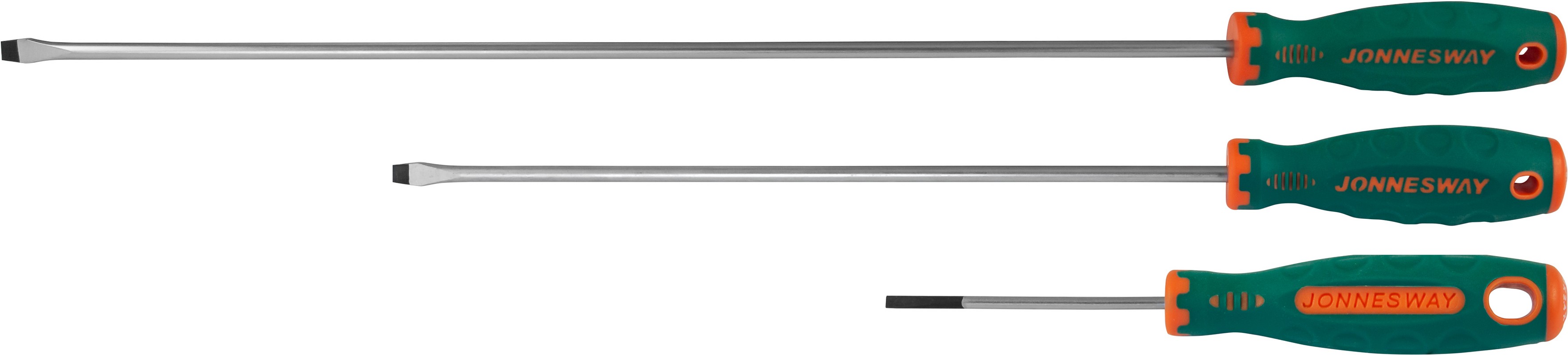 

Отвертка Jonnesway стержневая шлицевая ANTI-SLIP GRIP, SL3.0х60 мм