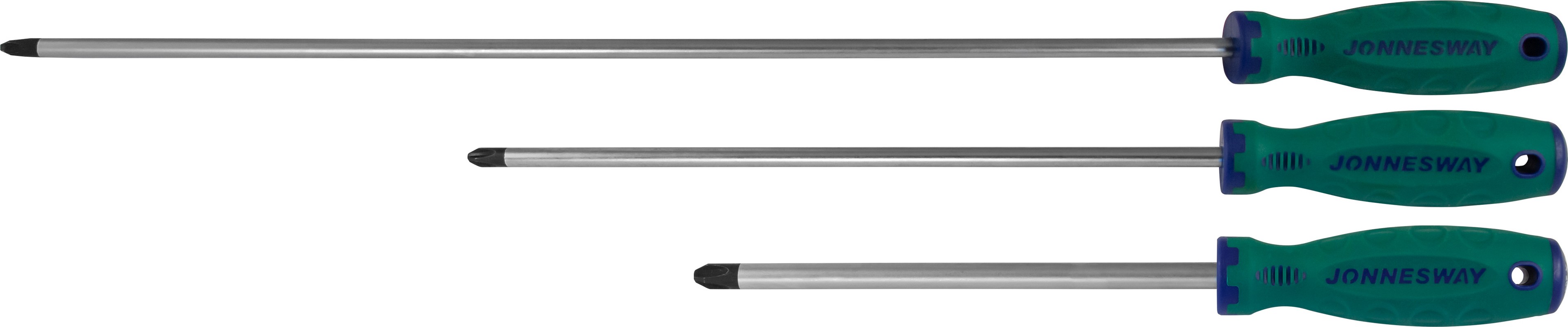 

Отвертка Jonnesway стержневая крестовая ANTI-SLIP GRIP, PH2x150 мм