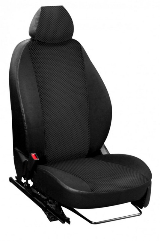 

Чехлы Почин Nissan Qashqai (Air Bag) "Лима" жаккард-кожзам-компаньон черные