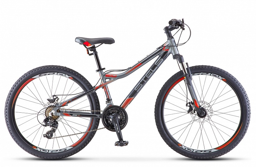 

Велосипед STELS Navigator-610 MD 26" 14" Антрацитовый/красный V040