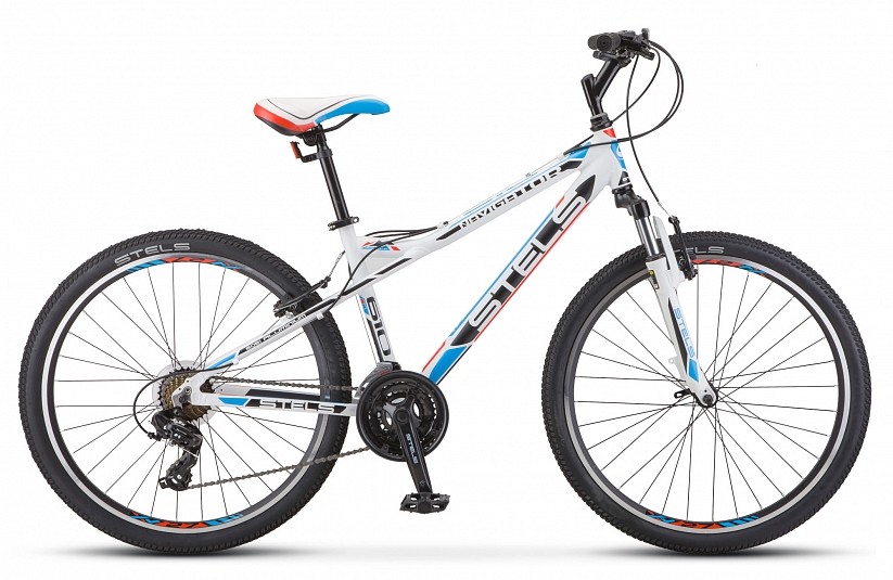 

Велосипед STELS Navigator-610 V 26" 16" Белый/черный К010