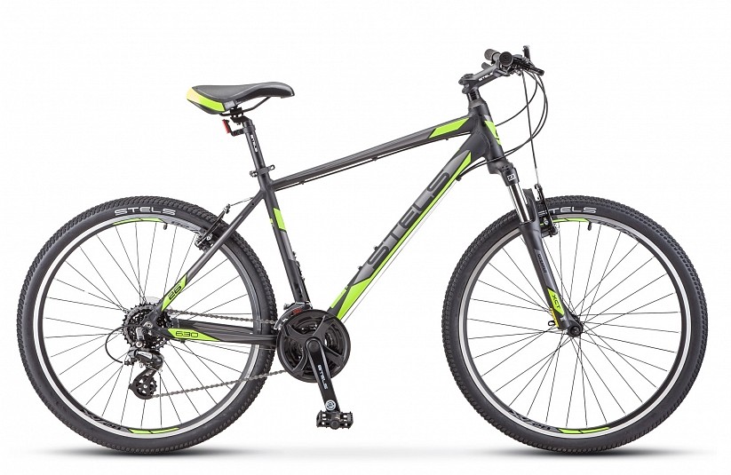 

Велосипед STELS Navigator-630 V 26" 16" Чёрный/жёлтый K010
