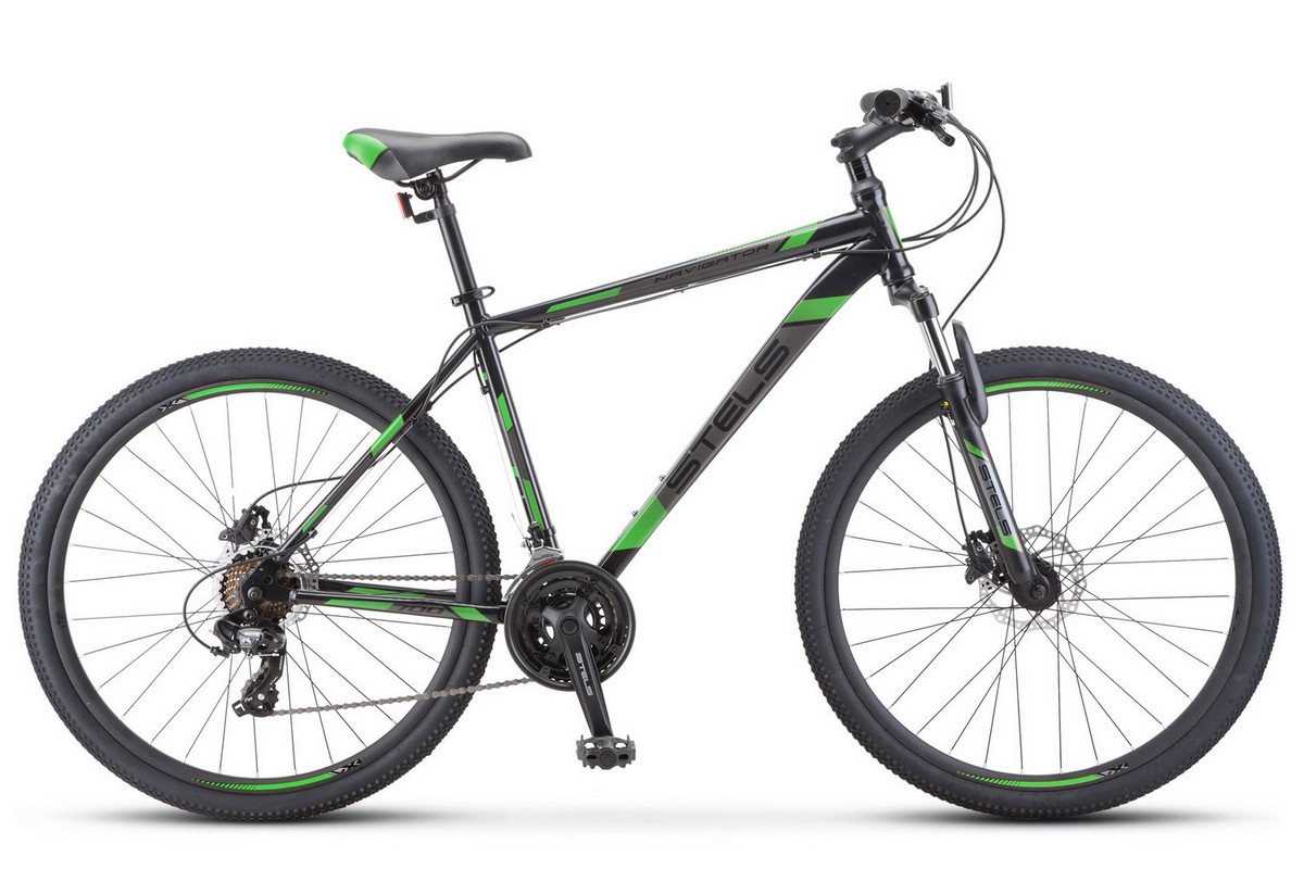 

Велосипед STELS Navigator-700 D 27.5" 19" Черный/зеленый F010