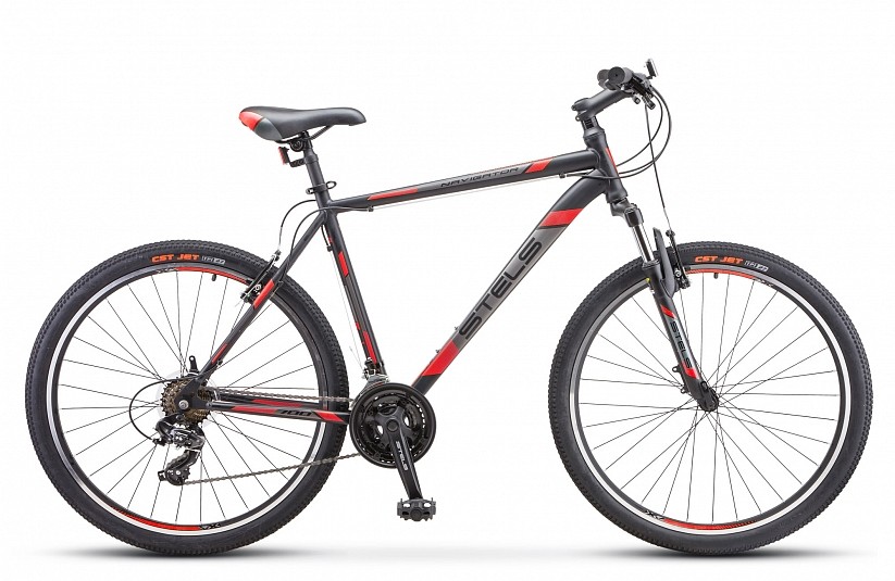 

Велосипед STELS Navigator-700 V 27.5" 19" Чёрный/красный F010