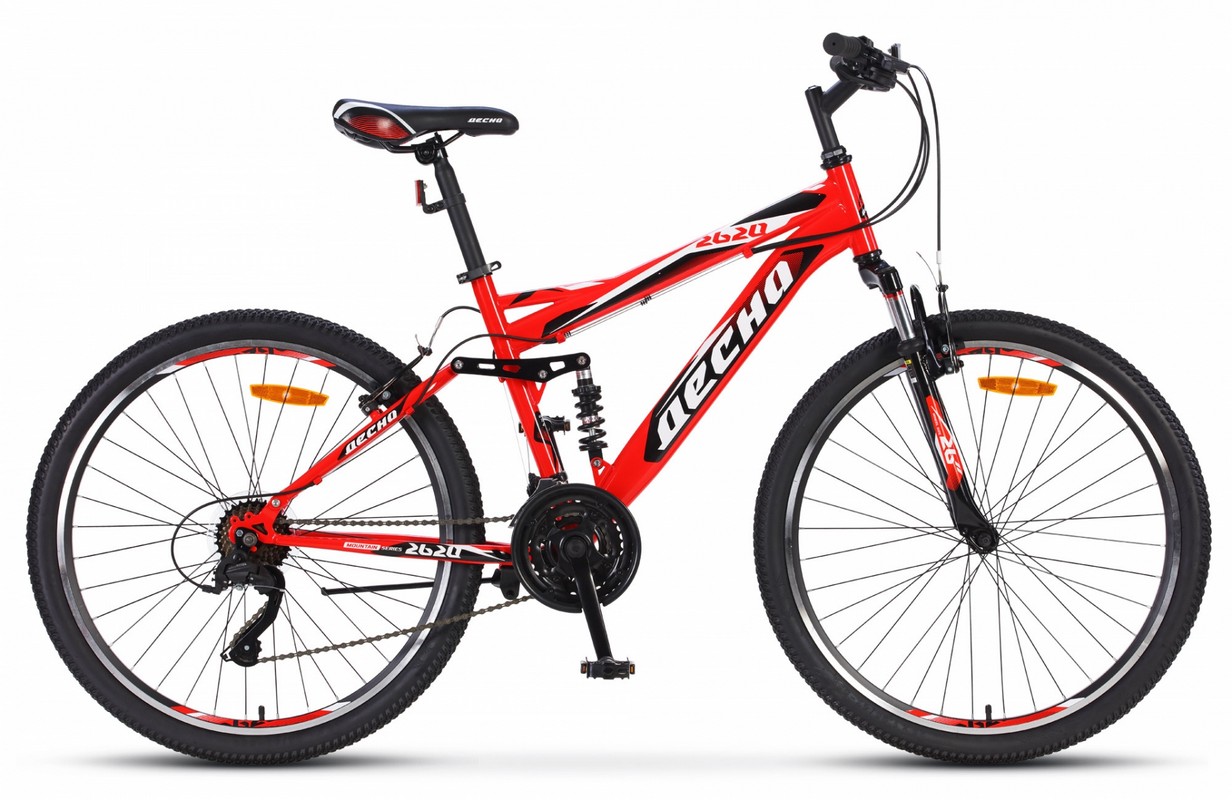 

Велосипед STELS Десна-2620 V 26" 16.5" Красный/чёрный V030