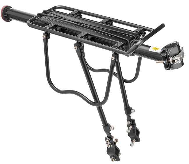 

Багажник 20"-28" BLF-H27-2 универсальный быстросъёмный алюминиевый чёрный