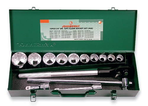 

Набор головок торцевых Jonnesway дюймовых 3/4"DR SAE 7/8"--2" 15 предметов