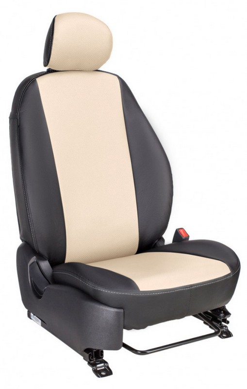 

Чехлы Почин "Лима" VW Passat B6 экокожа черно-бежевые