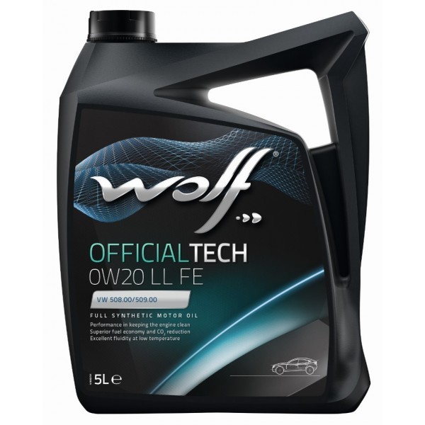 

Моторное масло Wolf Officialtech LL FE 0W20 синтетическое 5л