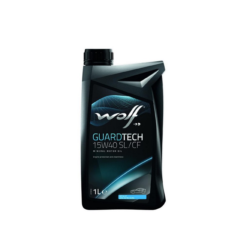 

Моторное масло Wolf Guardtech SL/CF 15W40 минеральное 1л