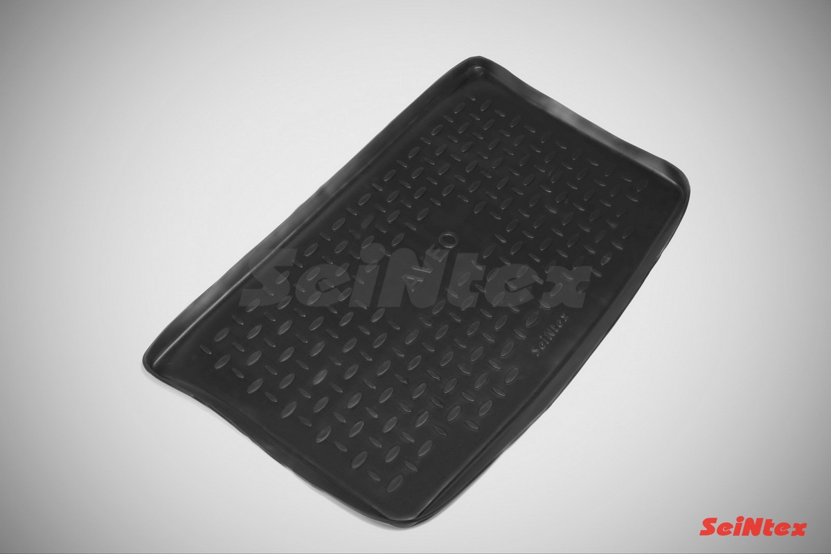 

Коврик багажника Seintex CHEVROLET Aveo I hatchback 2006-2011 полимерный черный