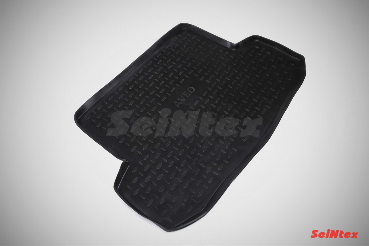 

Коврик багажника Seintex CHEVROLET Aveo I sedan 2006-2011 полимерный черный