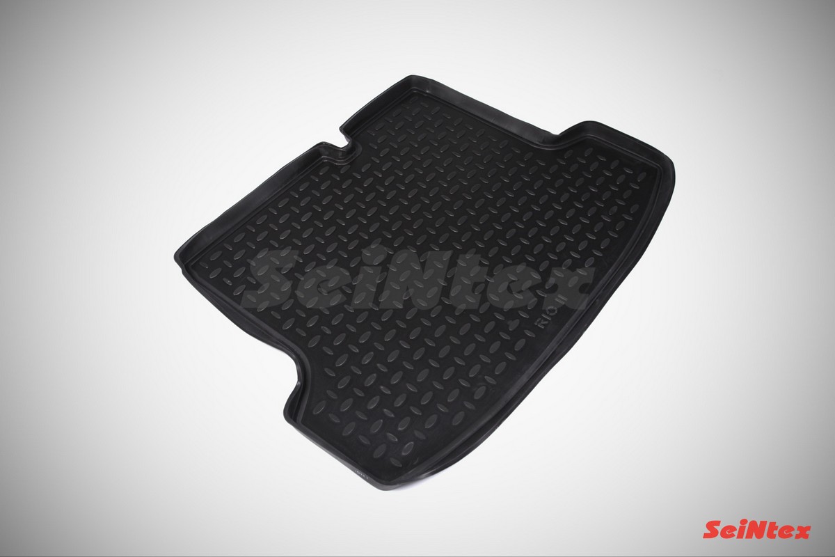 

Коврик багажника Seintex KIA Rio II sedan 2005-2011 полимерный черный