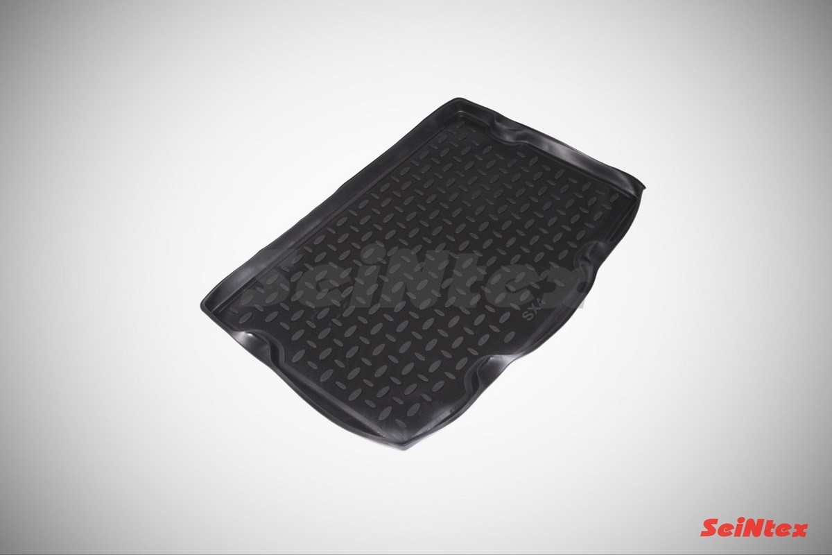 

Коврик багажника Seintex SUZUKI SX4 II Hatchback (нижний уровень) 2009-2014 полимерный черный