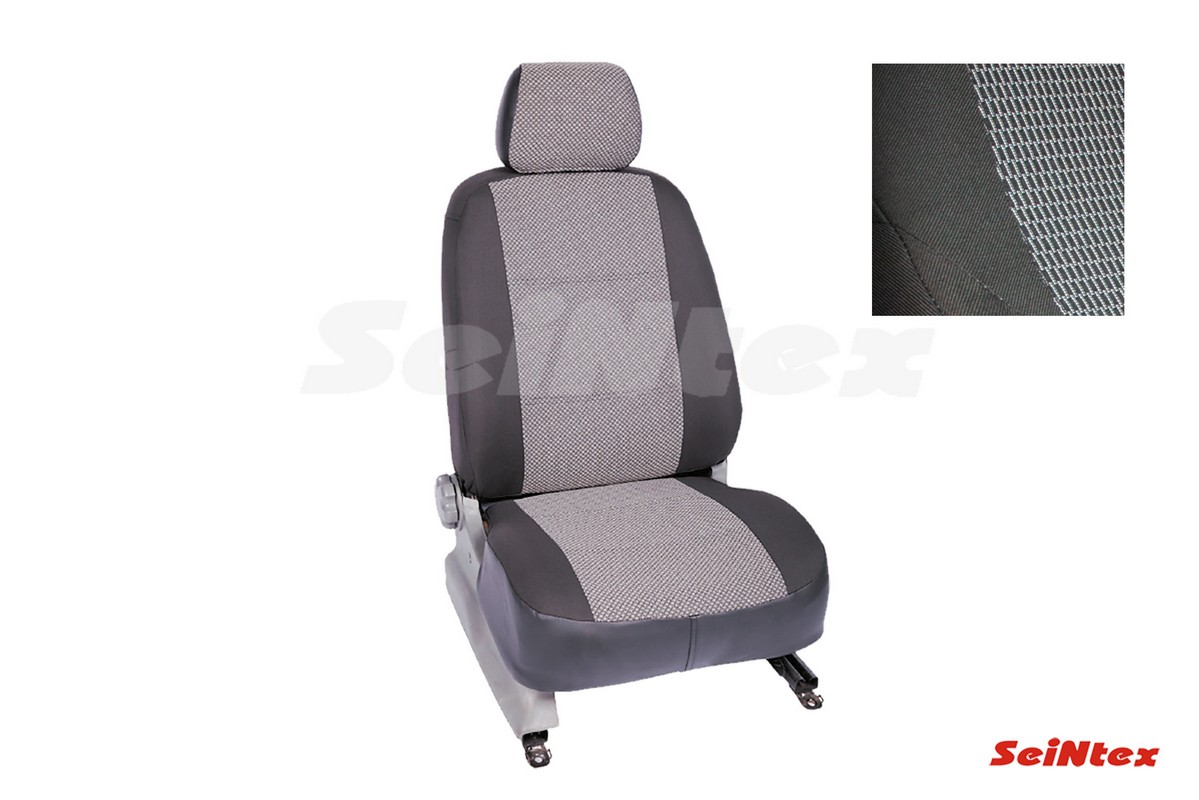 

Чехлы на сиденья Seintex Daewoo Matiz 1998-2015 жаккард темно-серые
