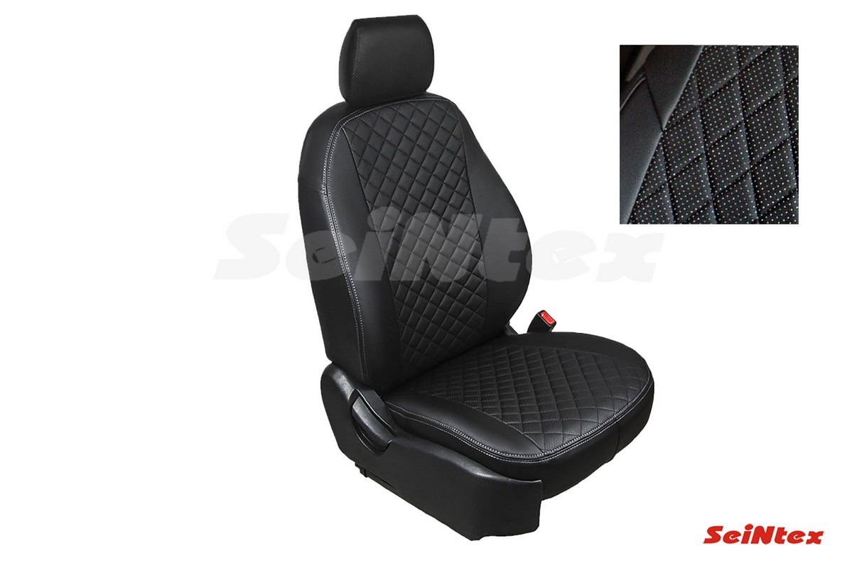 

Чехлы на сиденья Seintex HYUNDAI TUCSON 2015- экокожа черные