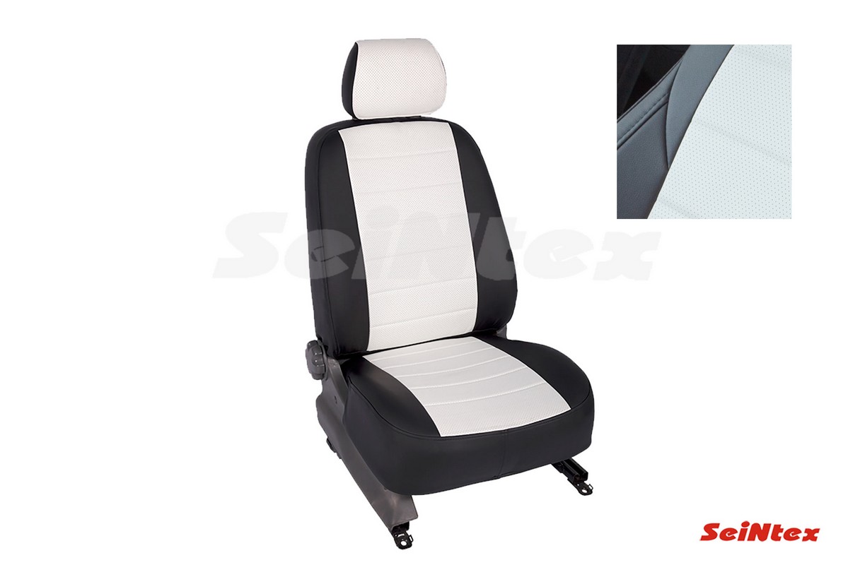 

Чехлы на сиденья Seintex HYUNDAI SOLARIS II sd экокожа черно-белые
