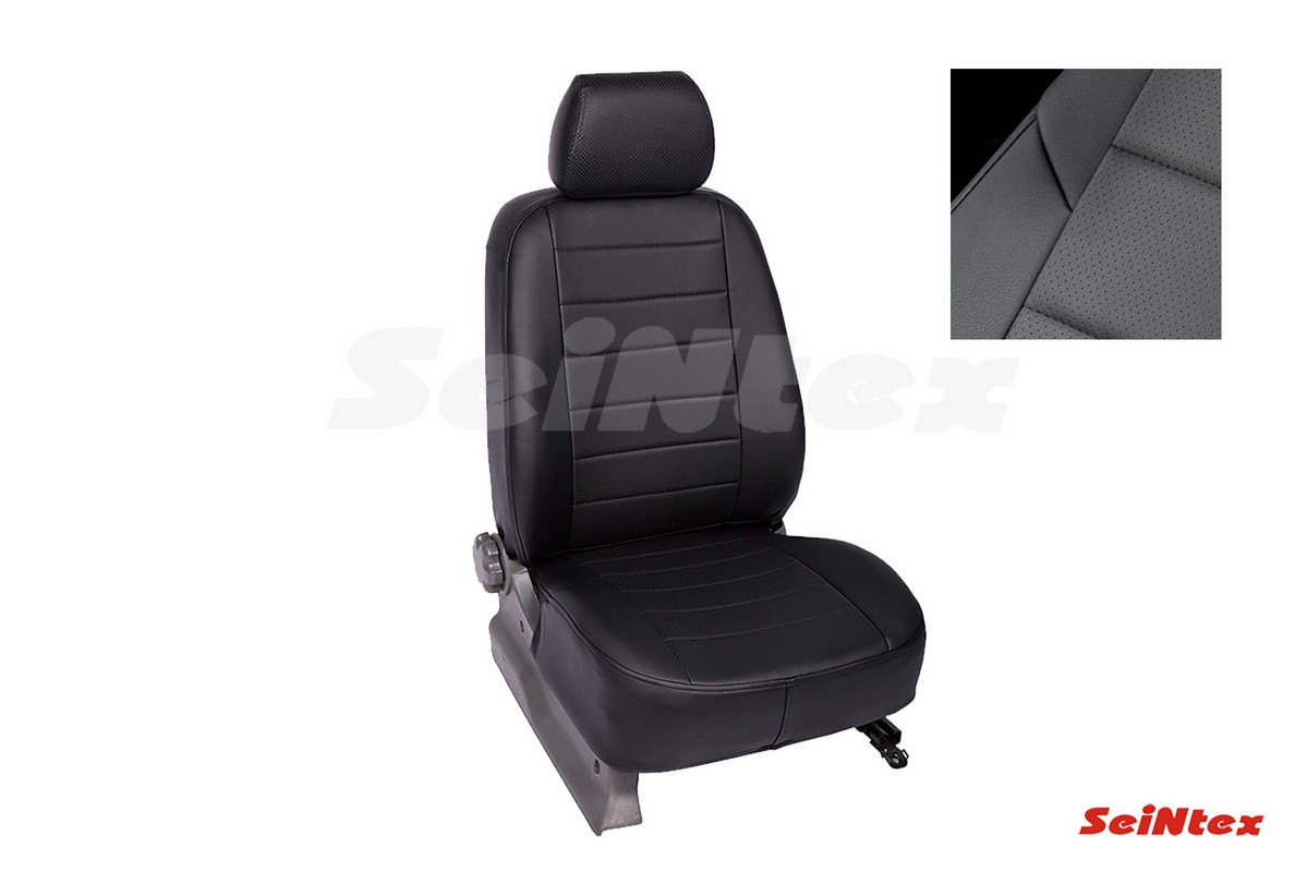 

Чехлы на сиденья Seintex SKODA YETI 2010- экокожа черные