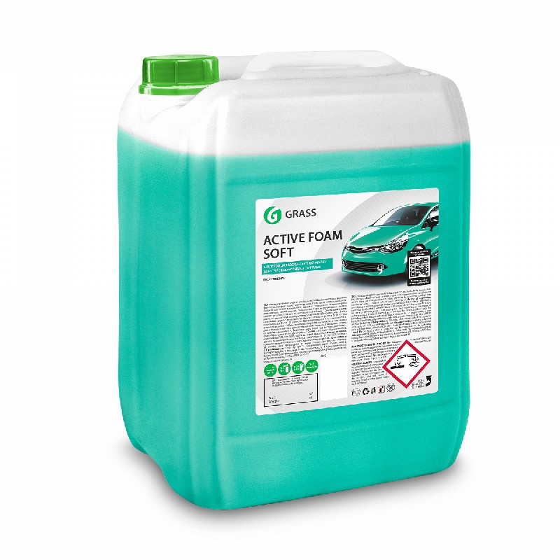 

Активная пена для бесконтактной мойки Grass "Active Foam Soft" концентрат канистра 22 кг
