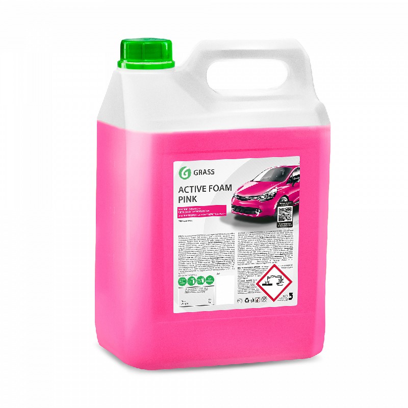 

Шампунь для бесконтактной мойки Grass "Active Foam Pink" 6кг