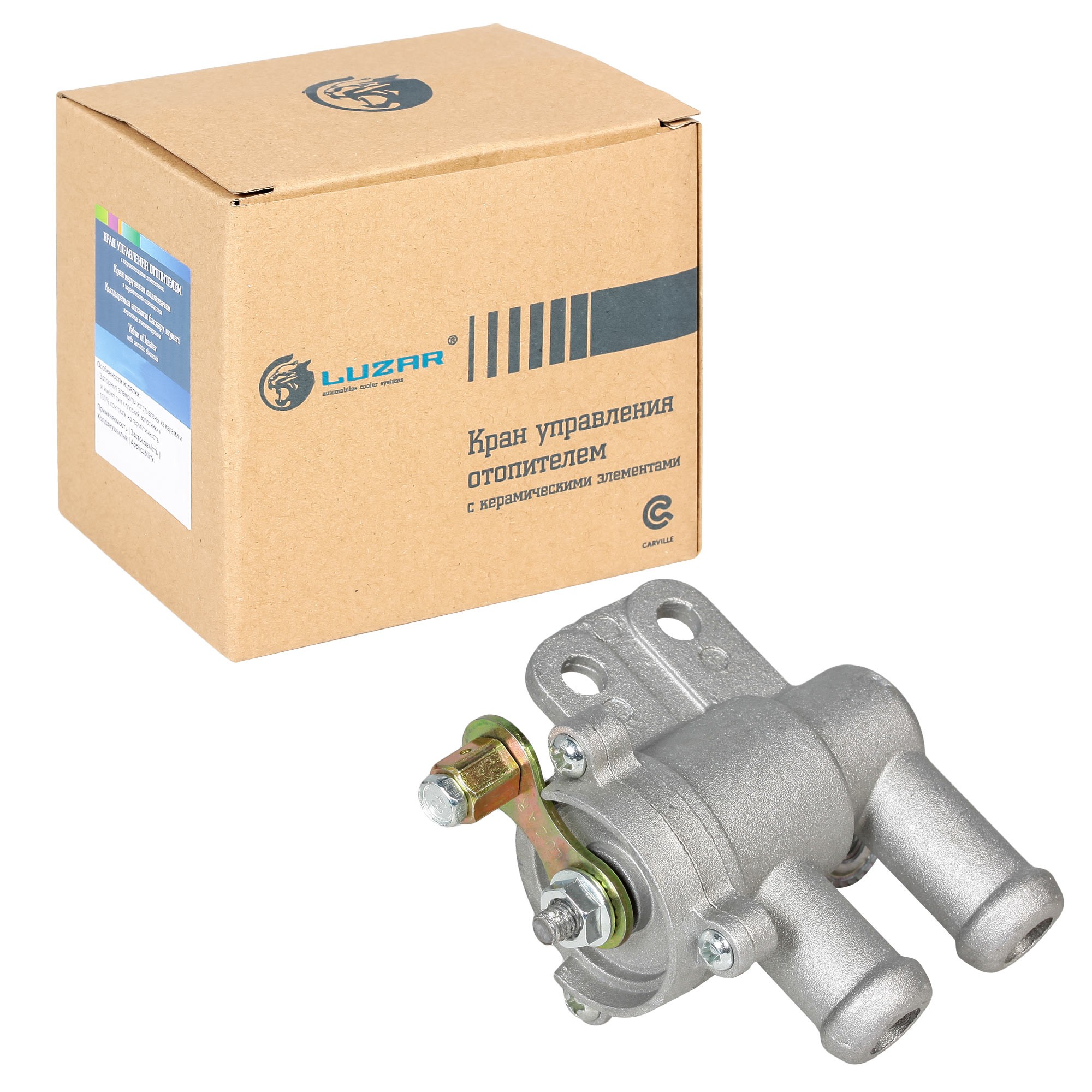 

Кран отопителя для а/м Газ 3302 (LUZAR) LV 0302