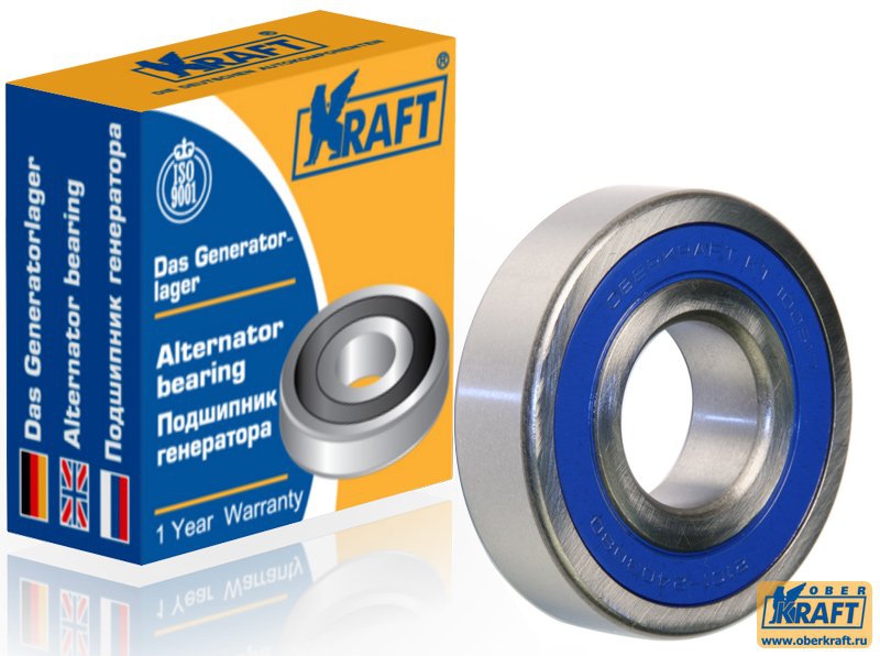 

Подшипник полуоси ВАЗ 2101 180306/6306 2RS (KRAFT) КТ 100517