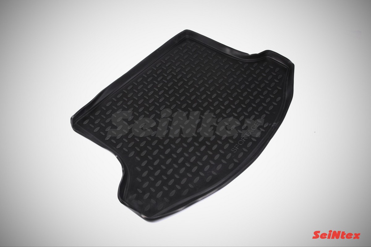 

Коврик багажника Seintex KIA Sportage III 2010-2015 полимерный черный
