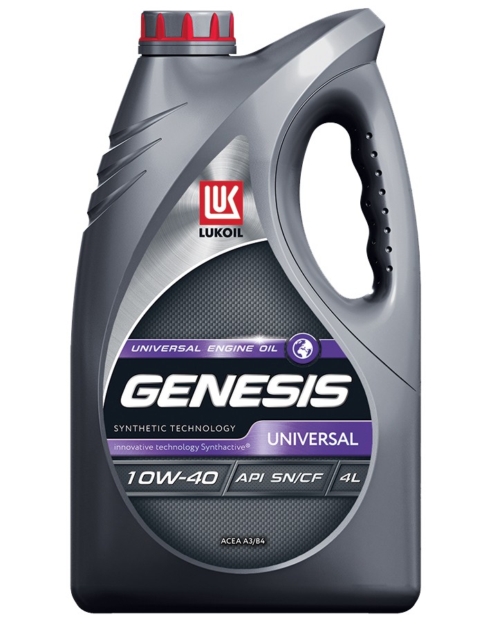 

Масло моторное Лукойл Genesis Universal 10W40 полусинтетическое 4 л