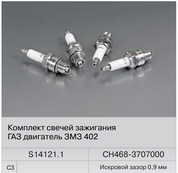 

Свеча зажигания ГАЗ 402дв. Fenox (4шт.) в уп.