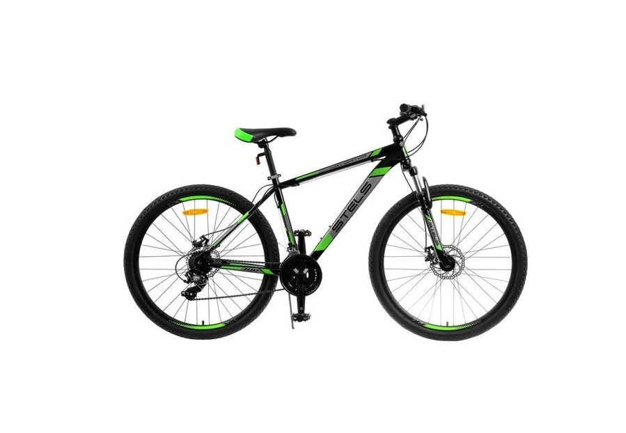 

Велосипед STELS Navigator-700 MD 27.5" черный/зеленый F010