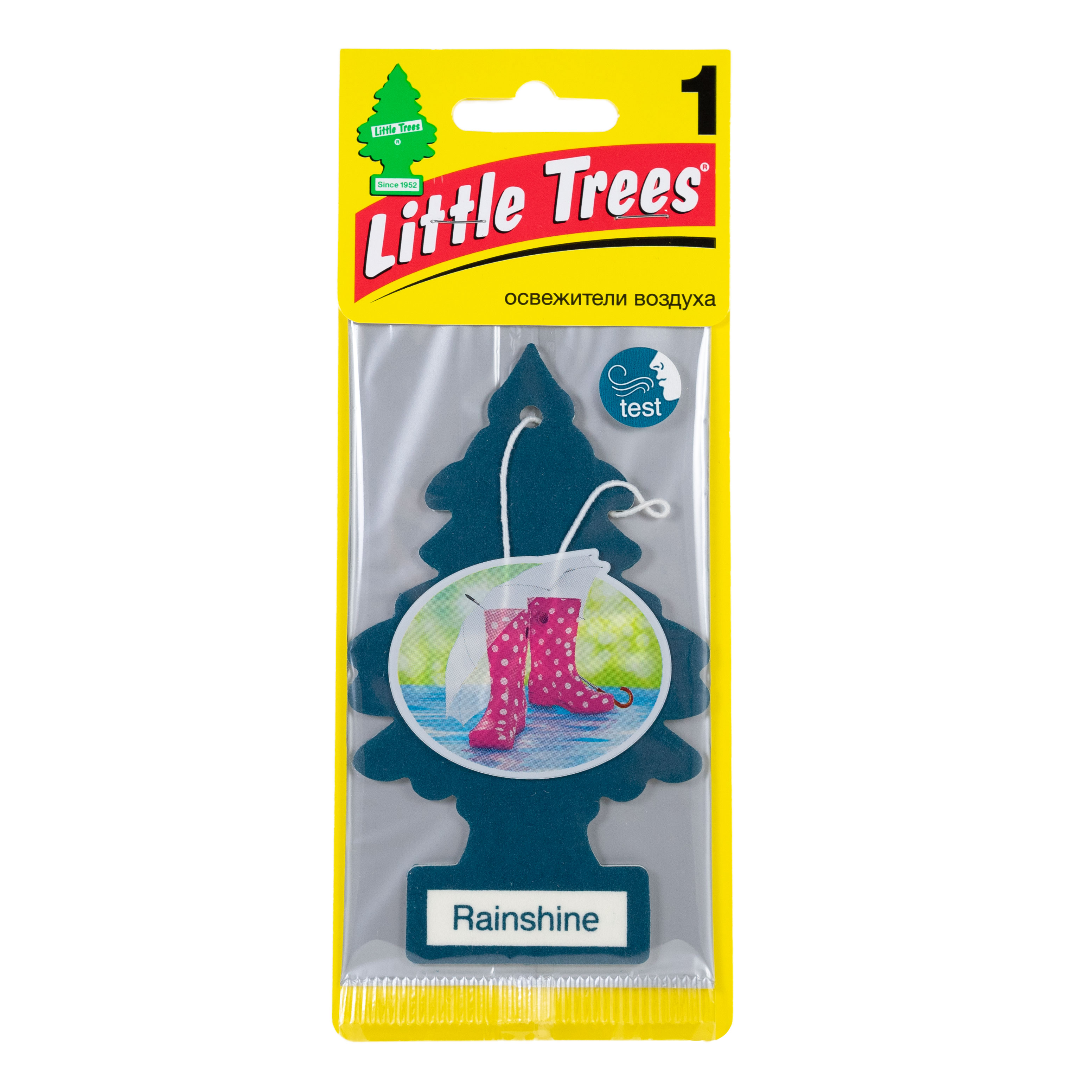 

Ароматизатор подвесной картонный "Елочка" Весенний дождь (CAR-FRESHNER)