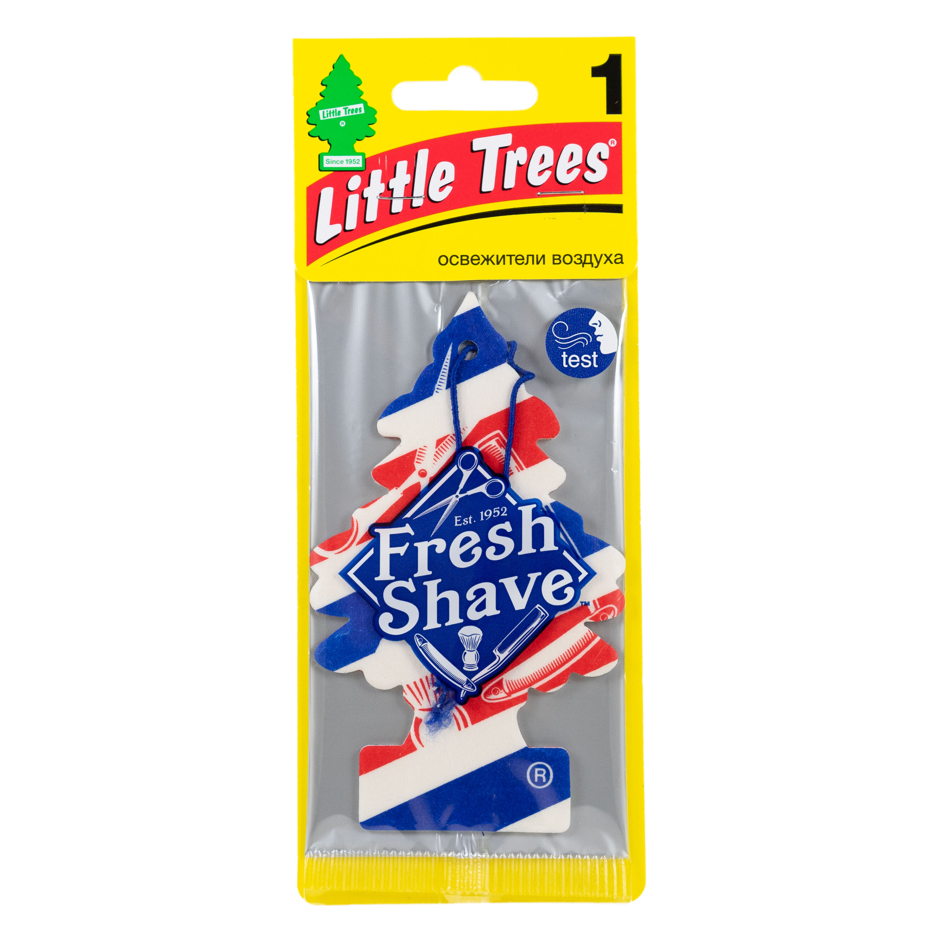 

Ароматизатор подвесной картонный Елочка Барбершоп (CAR-FRESHNER)